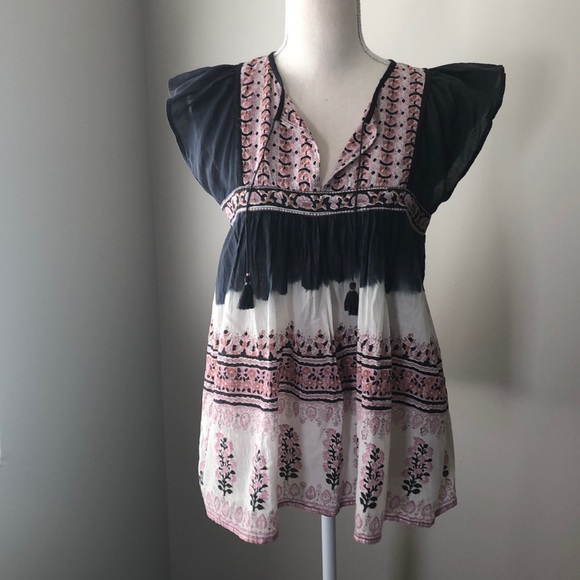 Ulla Johnson | Tops | Ulla Johnson Boho Peasant Top | Poshmark